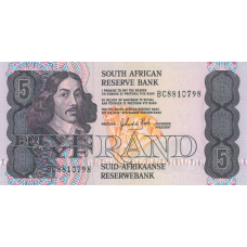 P119d South Africa - 5 Rand Year ND